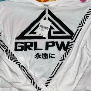 Forever 21 GRL PWR Long Tee !!